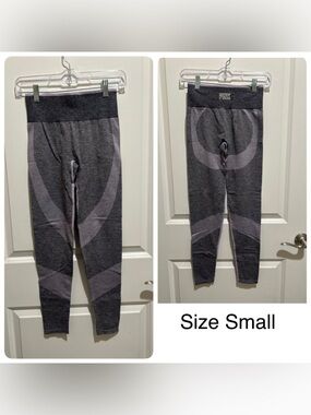 PINK Victoria's Secret Leggings (gray/purple)